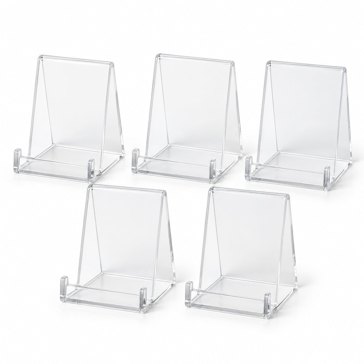 Acrylic Card Display Stand Set 5 Piece