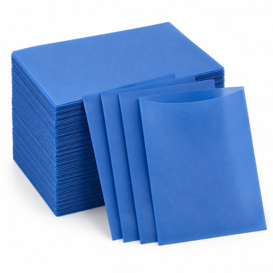 Matte Blue Sports Card Sleeves 100 Pack