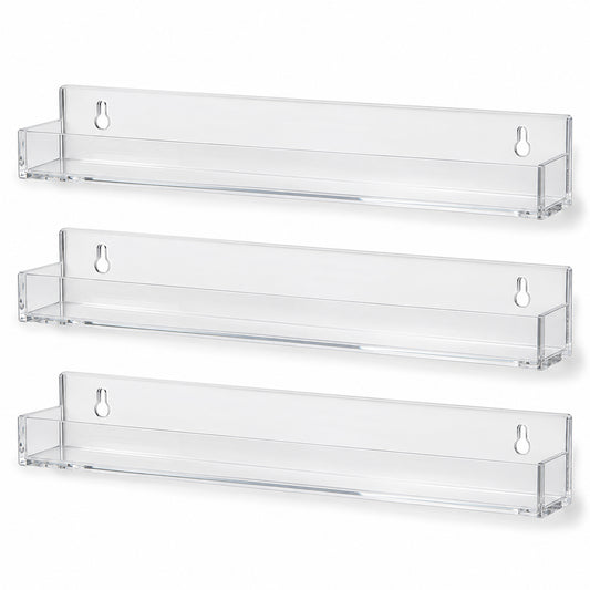 Wall Mount Card Display Shelf Set 3 Piece